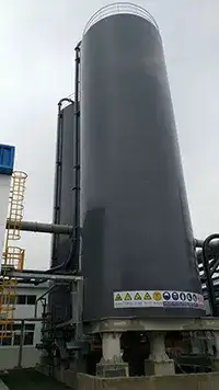 Sliding Frame Silo for Semi-Solid Materials